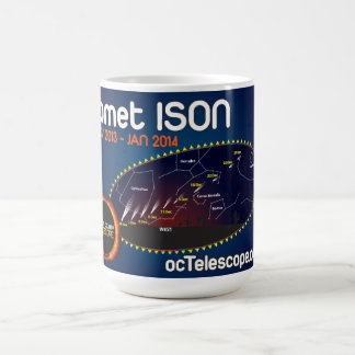 The Official Comet ISON Mug with Finder Chart