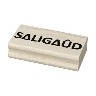 The official logo of the swines rubber stamp