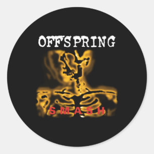 The Offspring Smash Album Classic Round Sticker