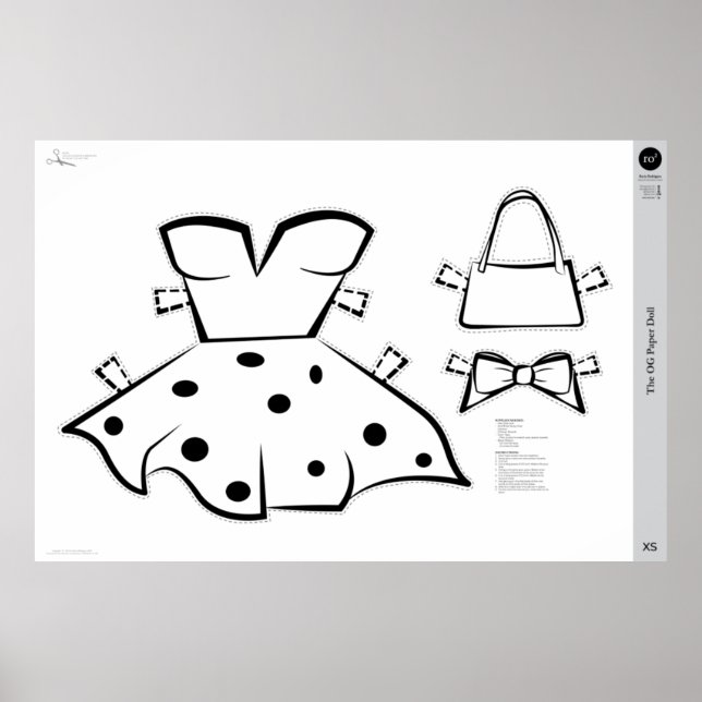 The OG Paper Doll Costume: X-SMALL Poster (Front)