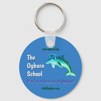 The Ogburn School Dolphin/Site Links Keychain
