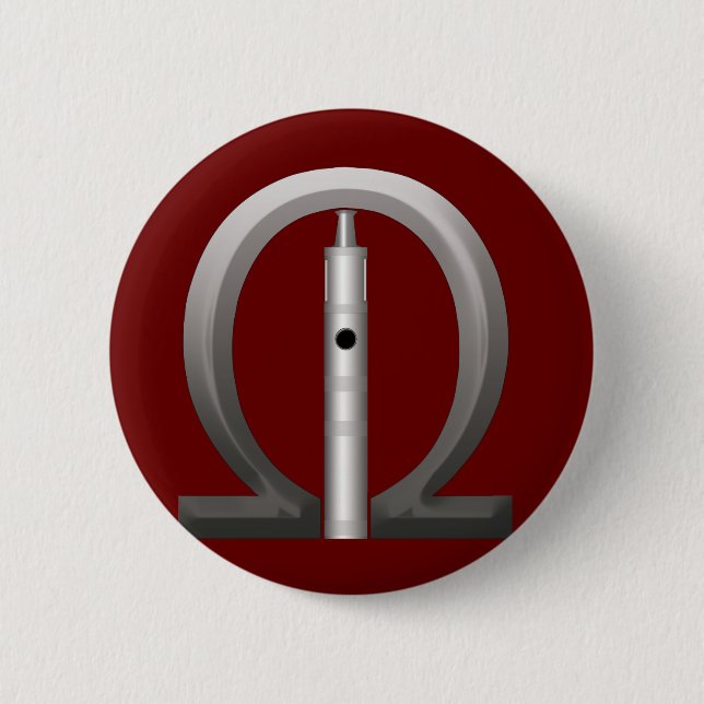 The OHM LOver 6 Cm Round Badge (Front)