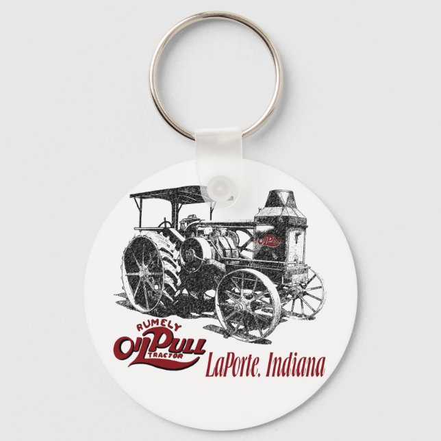 The OilPull Tractor Key Ring (Front)