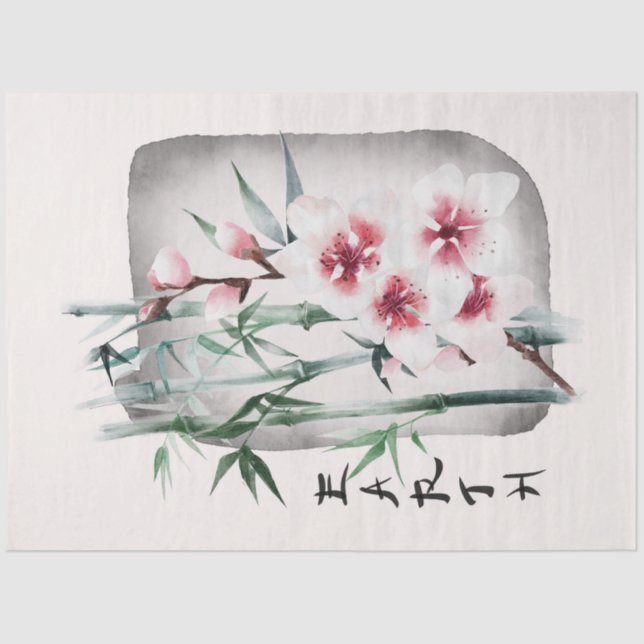 The Okinawa Series Design 17 Tissue Paper (Front)