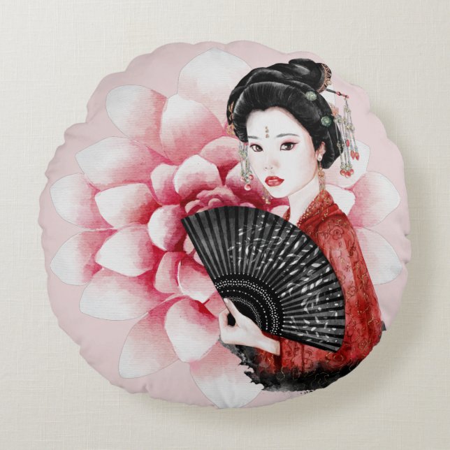 The Okinawa Series Design 34   Round Cushion (Front)