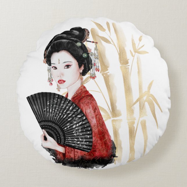 The Okinawa Series Design 39 Round Cushion (Front)