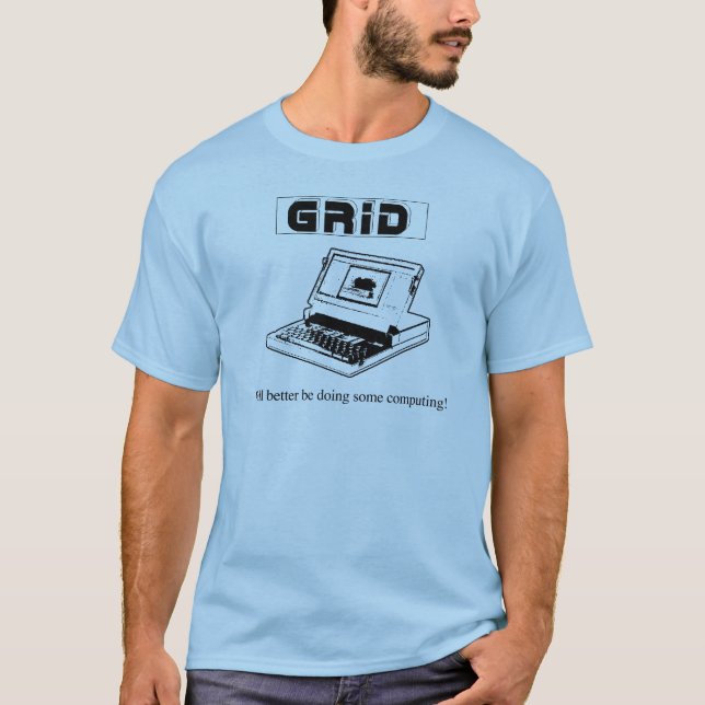 The Ol' GRiD Compass, The Godfather Of Laptops T-Shirt (Front)