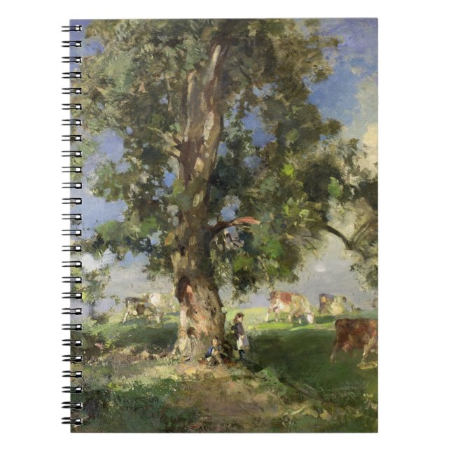 The Old Ash Tree (oil on canvas) Notebook (Front)