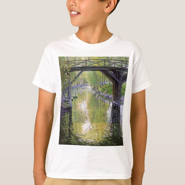 The Old Bridge (by Guy Rose) T-Shirt (Front)