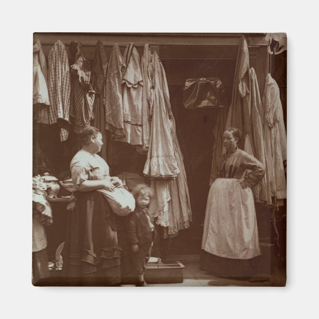 The Old Clothes Shop, Seven Dials, from 'Street Li Magnet (Front)