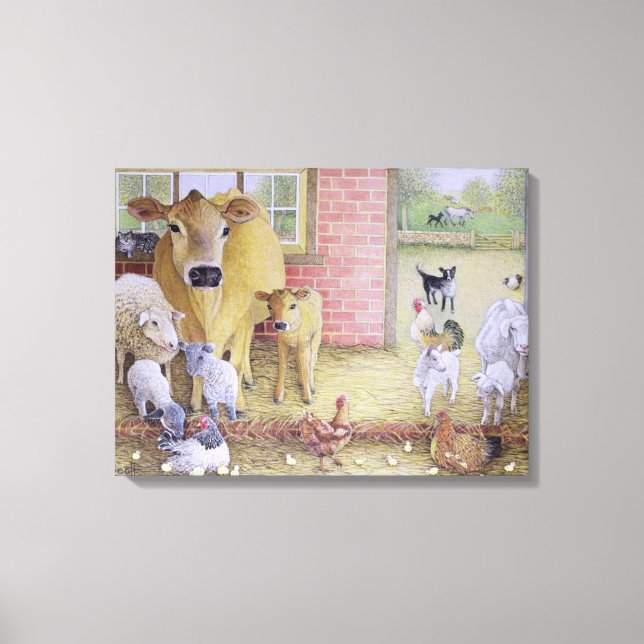 The Old Days Canvas Print (Front)