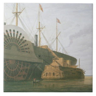 The Old Frigate HMS Agamemnon with her weight of c Tile