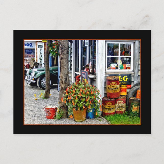 THE OLD GARAGE   ~ Postcard (Front)