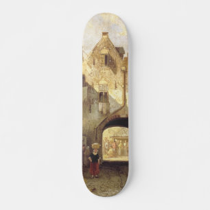 The Old Gate by Charles Leickert Skateboard