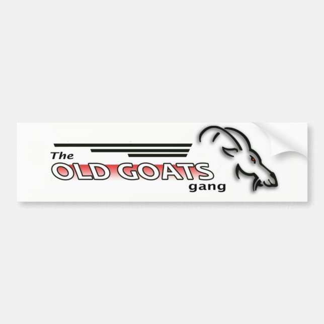 The Old Goats Gang Bumper Sticker (Front)