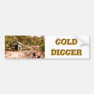 THE OLD GOLD MINE BUMPER STICKER