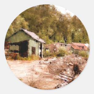 THE OLD GOLD MINE CLASSIC ROUND STICKER