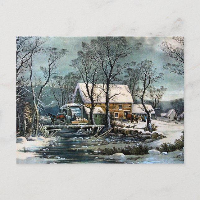 The Old Grist Mill Postcard (Front)