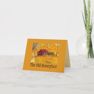 The Old Homeplace Greeting Card