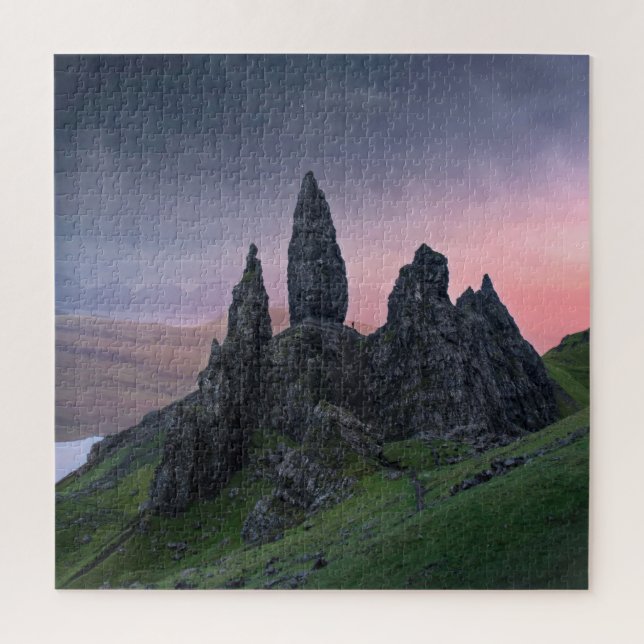 The Old Man of Storr After Sunset Scotland Photo Jigsaw Puzzle (Vertical)