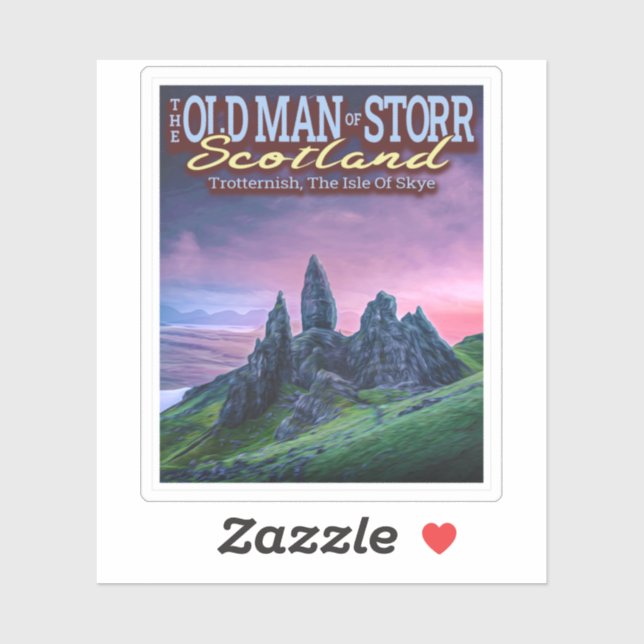 THE OLD MAN OF STORR - THE ISLE OF SKYE - SCOTLAND (Sheet)
