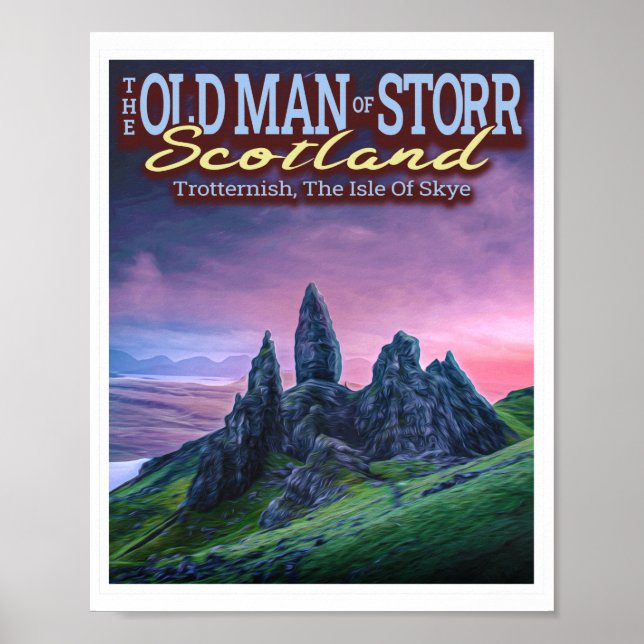 THE OLD MAN OF STORR - THE ISLE OF SKYE - SCOTLAND POSTER (Front)