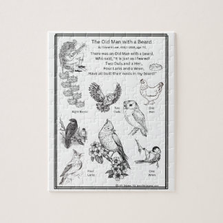 The Old Man Poem Jigsaw Puzzle, 8x10 in, 110 pc Puzzle