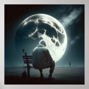 The old man who feels lonely poster-5- poster