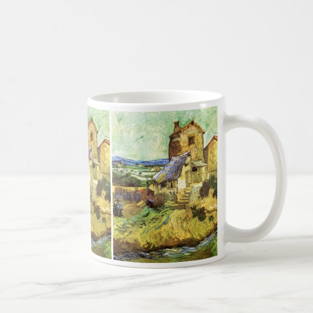 The Old Mill by Vincent van Gogh Coffee Mug (Right)