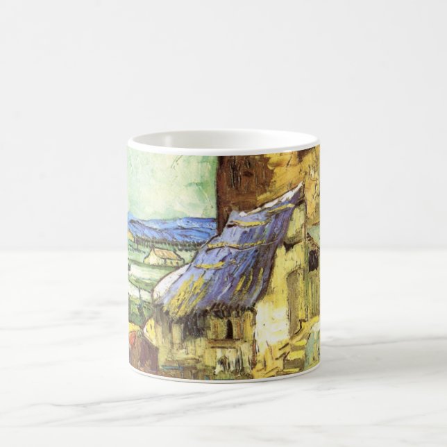 The Old Mill by Vincent van Gogh Coffee Mug (Center)