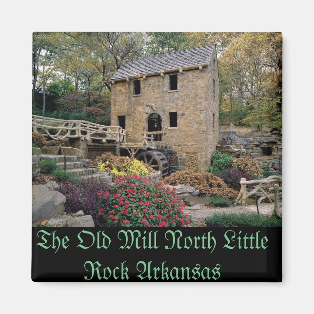 The Old Mill North Little Rock Arkansas Magnet (Front)