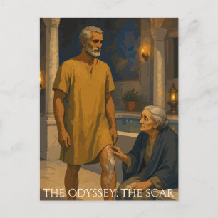 The Old Nurse Recognises Holiday Postcard