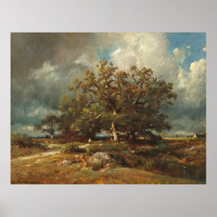 The Old Oak - Jules Dupré Fine Art Poster