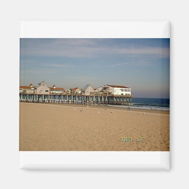 The Old Orchard Beach Pier Magnet (Front)