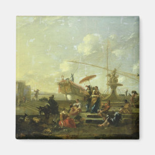 The Old Port of Genoa Magnet