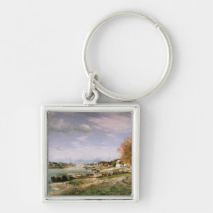 The old quay at Bercy, Paris, 1880 Key Ring
