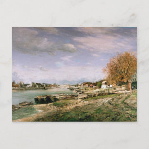 The old quay at Bercy, Paris, 1880 Postcard