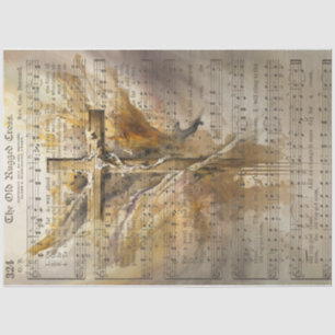 The old Rugged Cross Tissue Paper