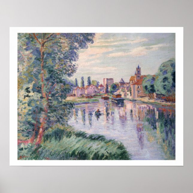 The Old Samois, c.1900 (oil on canvas) Poster (Front)