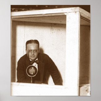 The Old Time Radio Booth Poster