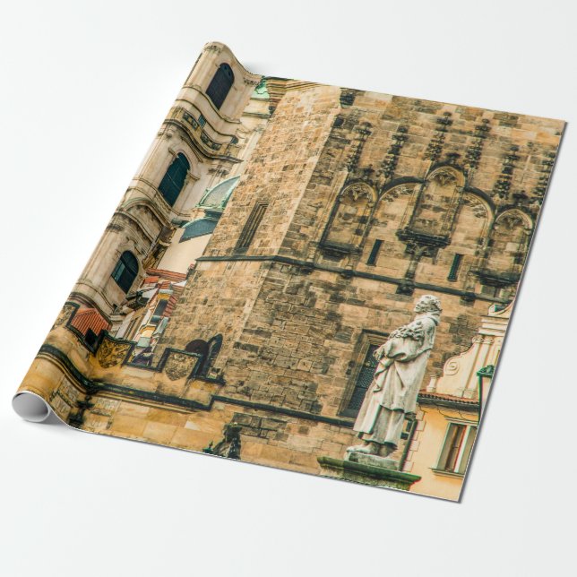 The old town of Pragueancient,architecture,buildin Wrapping Paper (Unrolled)