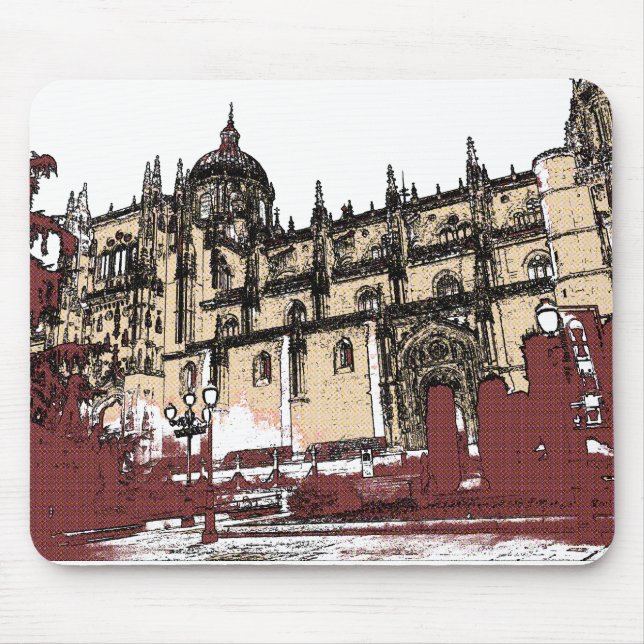 The Old Town of Salamanca University  Mouse Pad (Front)