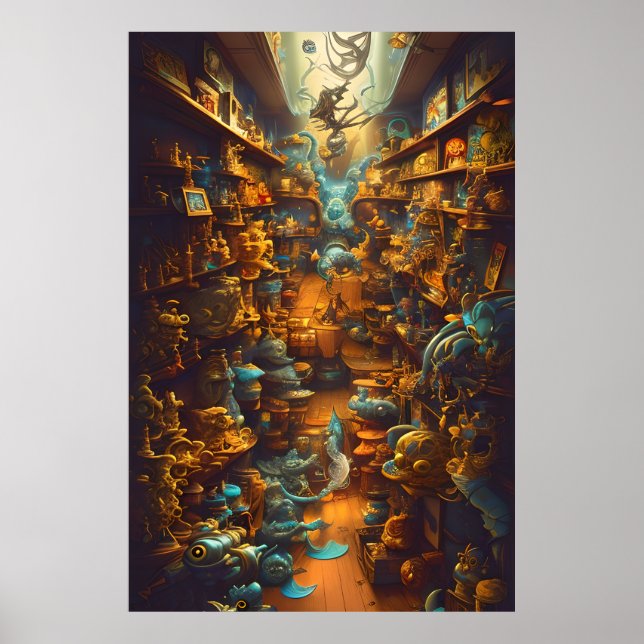 The old toy shop for all  people poster (Front)