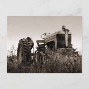 The Old Tractor Postcard