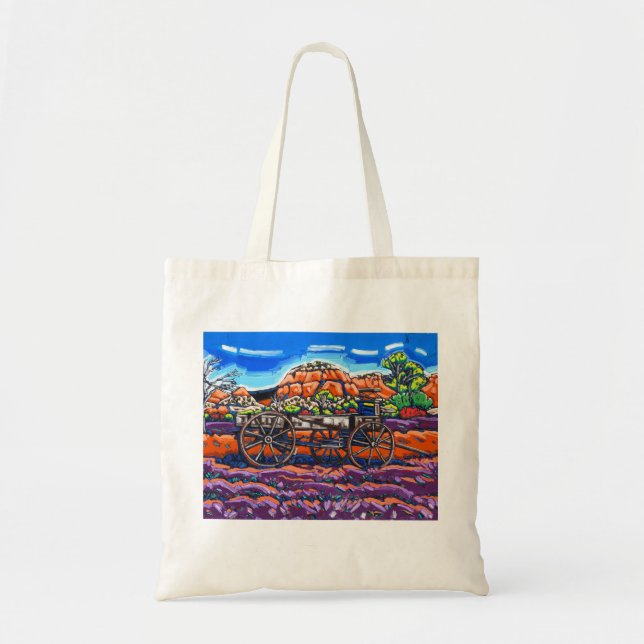 The Old Wagon, Ghost Ranch New Mexico tote bag (Front)