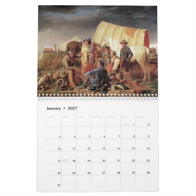 The Old West 2014 Calendar (Jan 2027)