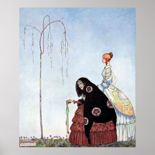 The Old Woman by Kay Nielsen Poster (Front)