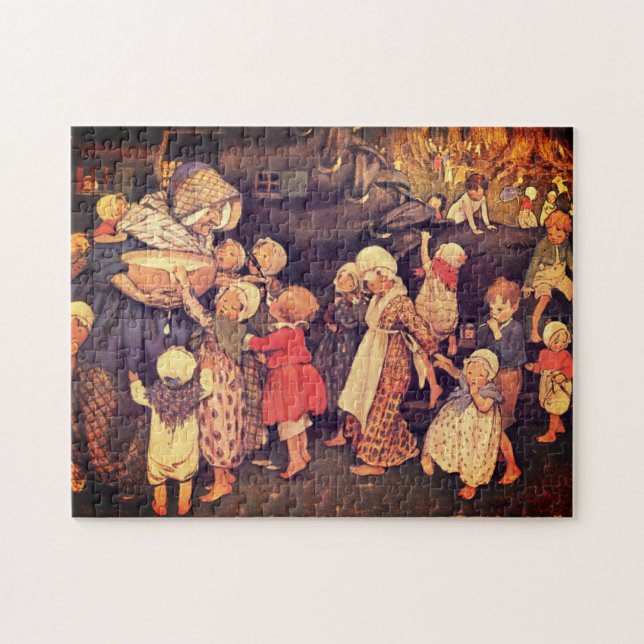 "The Old Woman Who Lived in a Shoe"  Jigsaw Puzzle (Horizontal)