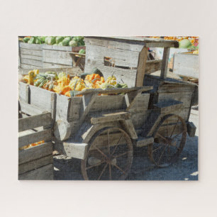 The Old World Street Market Jigsaw Puzzle
