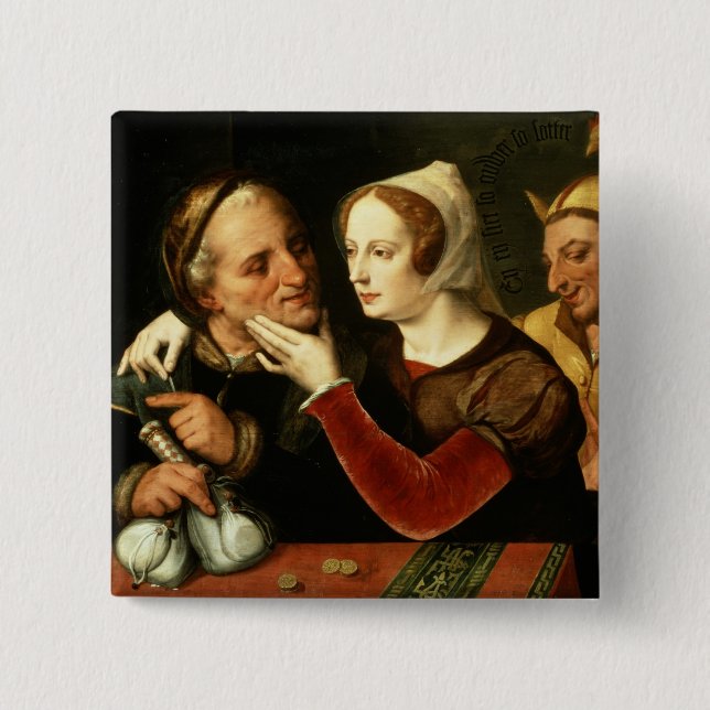 The Older One Becomes, The Madder One Becomes 15 Cm Square Badge (Front)